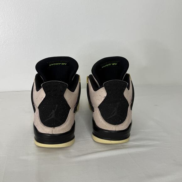 Nike Air Jordan 4 Retro Shoes Womens 10 Pink Slit Splatter AQ9129-601 Sneakers - Picture 5 of 9